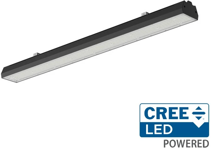 150/200/240W LED linijinis sandėlio šviestuvas, juodas, 3000/4000/6500K, CREE LED chip