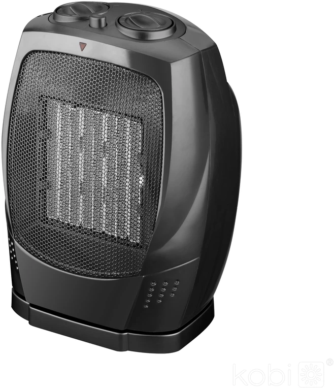 1500W ventiliatorius - šildytuvas RIN, juodas