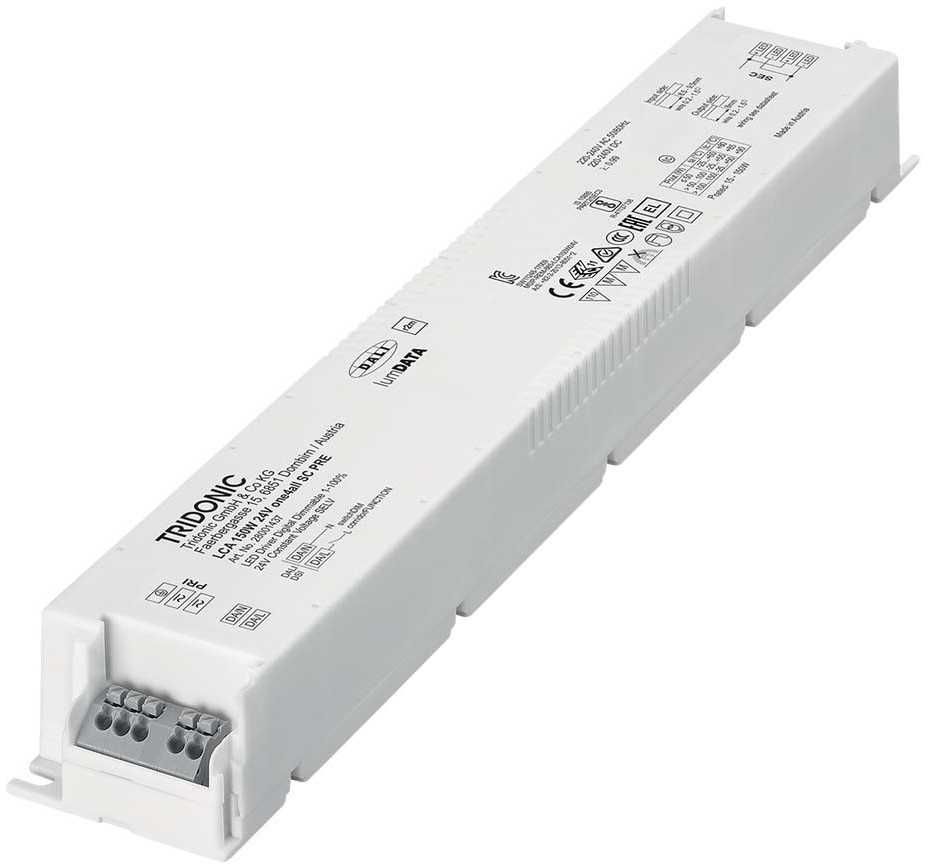 150W LED juostų maitinimo šaltinis LCA 24V, DALI