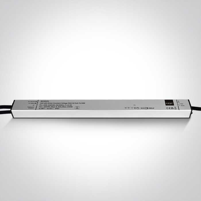15-150W LED maitinimo šaltinis, 24V, DALI/PUSH, IP67, 89150VPL