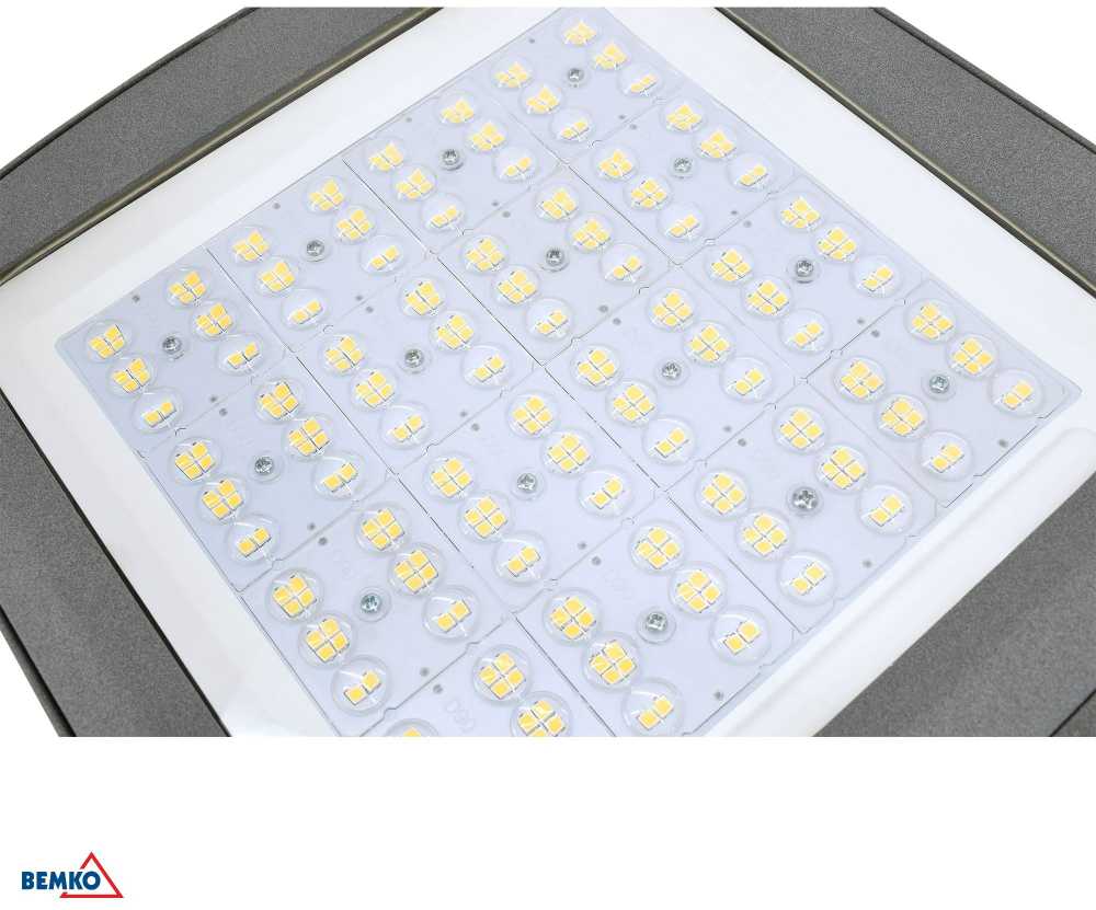 150W LED prožektorius CAMPUS, pilkas, 3000K, IP66