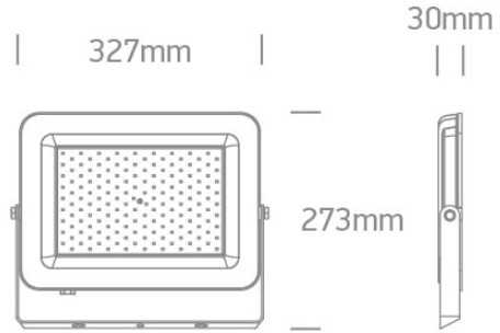150W LED prožektorius, juodas, 3000/4000/6500K, IP65, 7028CE/B/V