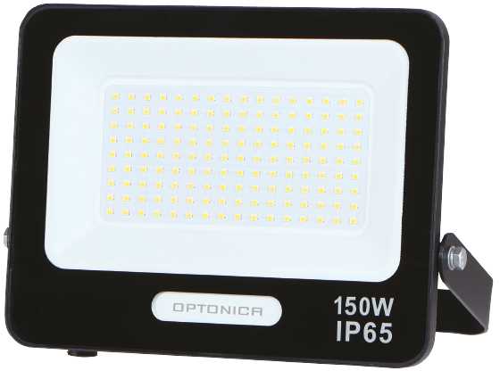 150W LED prožektorius, juodas, 6000K