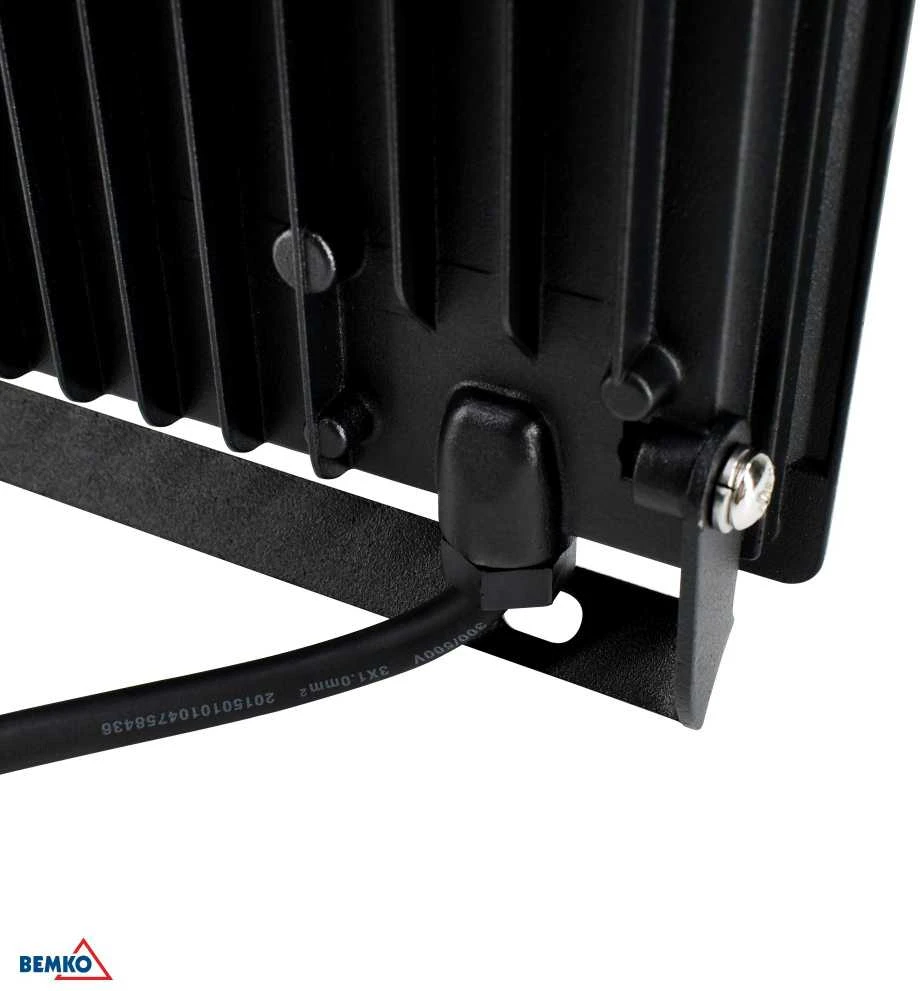 Clivet 150W LED prožektorius KASTEL, juodas, 4000K, IP65