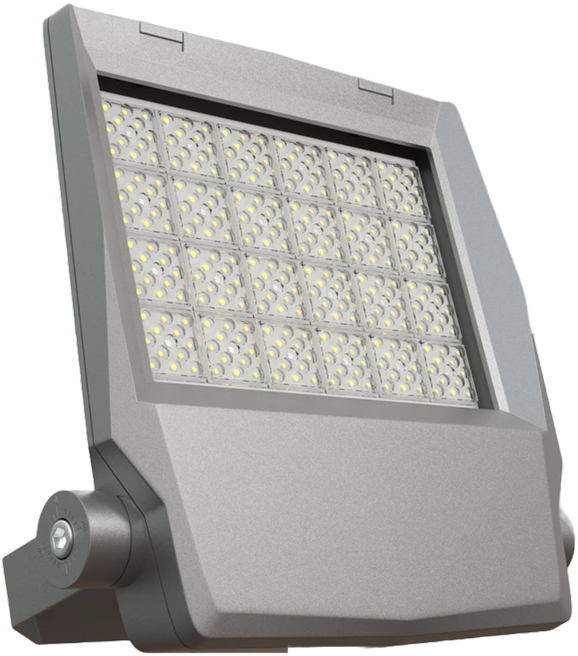 150W LED prožektorius NUMANCIA M, tamsiai pilkas, 4000K, IP66