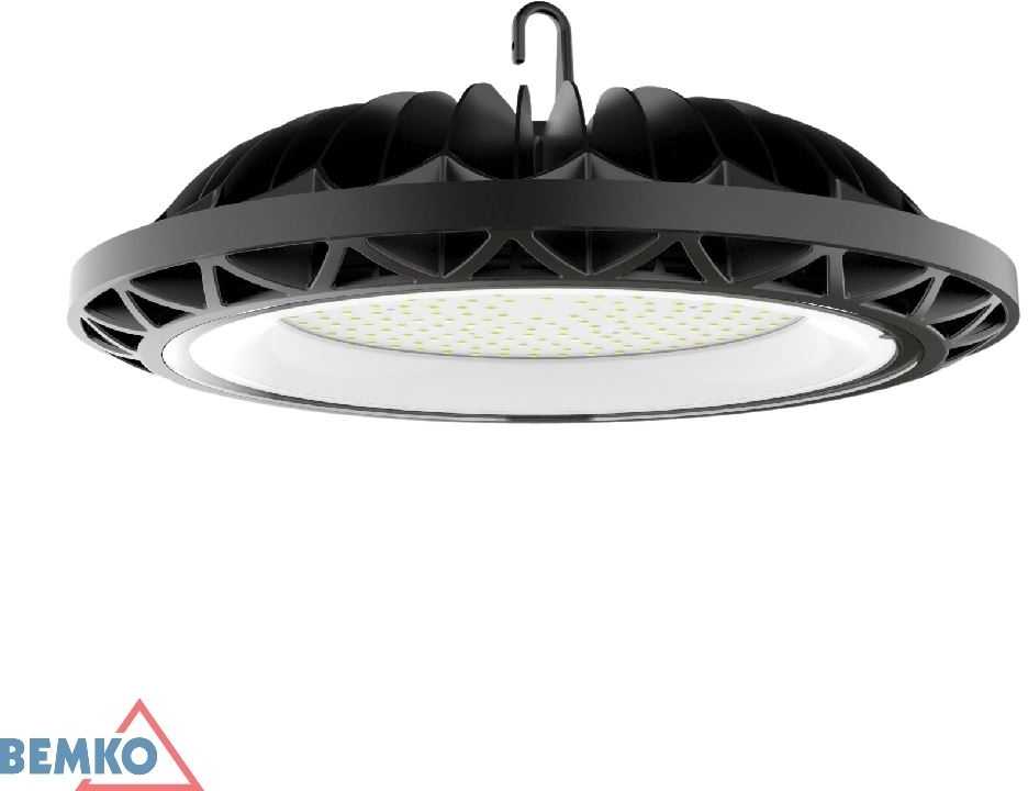 Bemko 150W LED UFO šviestuvas VOYAGER, juodas, 6000K, IP65
