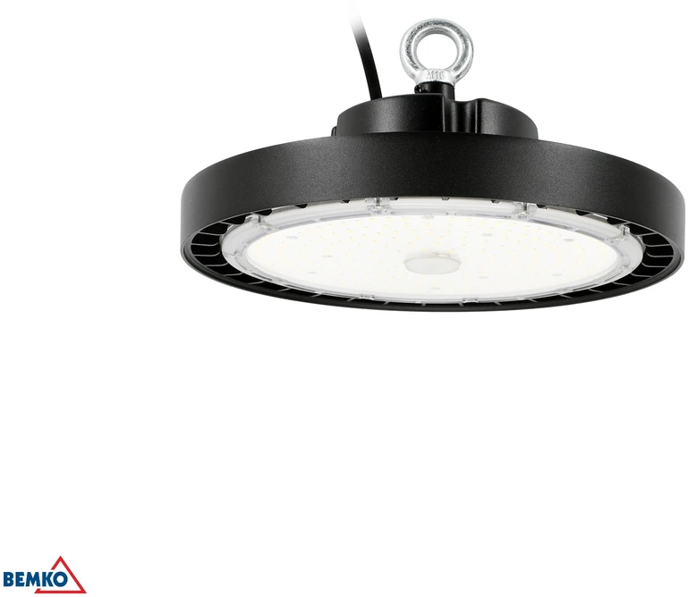 Bemko 150W LED UFO šviestuvas VOYAGER, juodas, 4000K, IP65, 120°