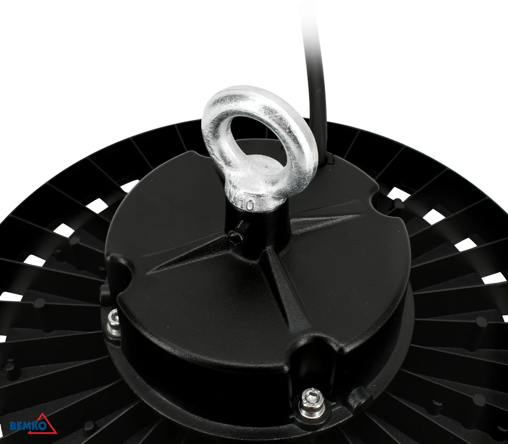 Bemko 150W LED UFO šviestuvas VOYAGER, juodas, 4000K, IP65, 120°