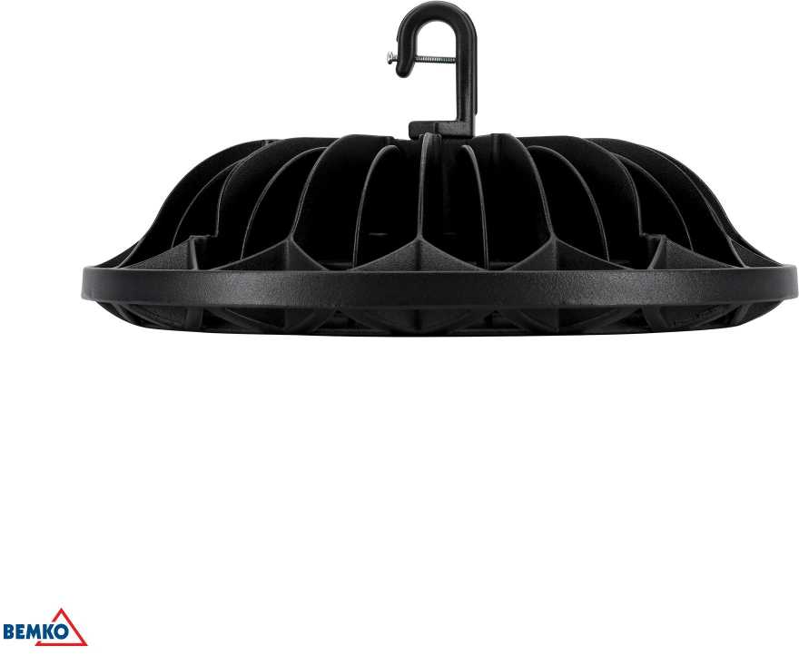 Bemko 150W LED UFO šviestuvas VOYAGER, juodas, 6000K, IP65