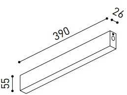 150W magnetinių bėgelių maitinimo šaltinis dėžutėje, 48V, juodas
