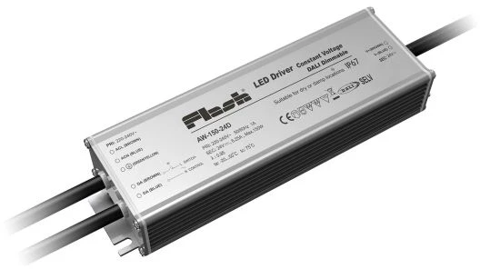 150W maitinimo šaltinis, 24V, IP67, DALI/PUSH