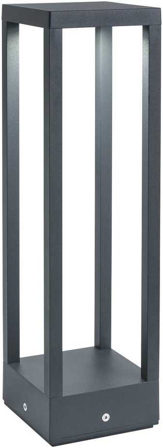 15,8W LED pastatomas lauko šviestuvas TOWER, tamsiai pilkas, 3000K, IP54, 9578