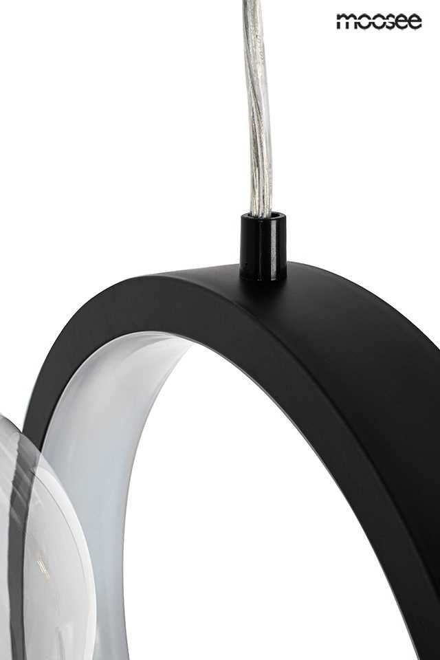 15W LED + 10xG9 pakabinamas šviestuvas ALURE LINE 120, juodas, 3000K, lemputės parduodamos atskirai