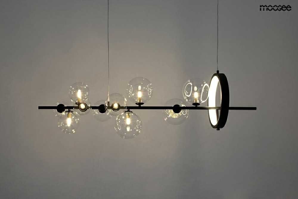15W LED + 10xG9 pakabinamas šviestuvas ALURE LINE 120, juodas, 3000K, lemputės parduodamos atskirai