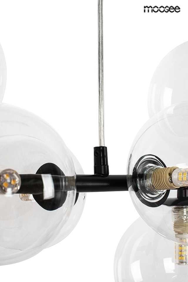 15W LED + 10xG9 pakabinamas šviestuvas ALURE LINE 120, juodas, 3000K, lemputės parduodamos atskirai