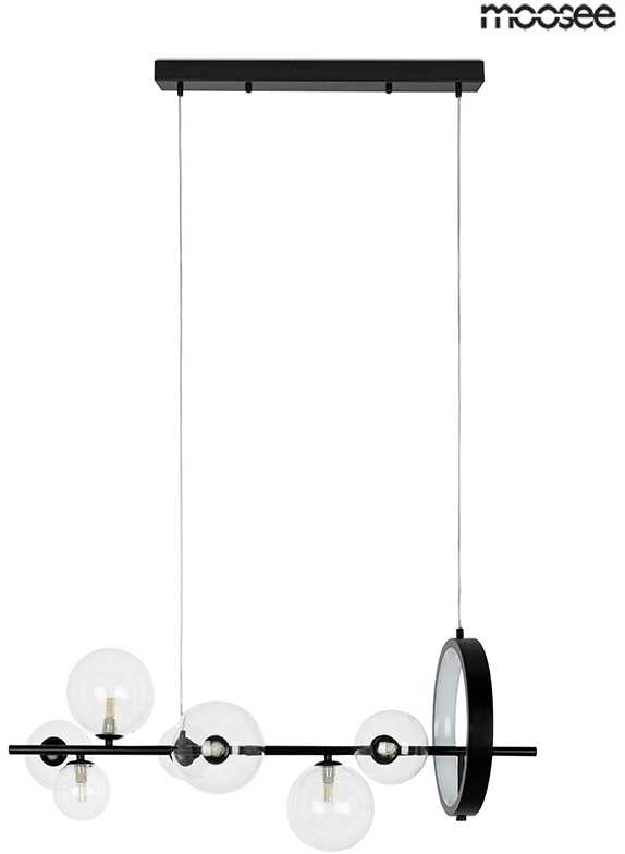 15W LED + 7xG9 pakabinamas šviestuvas ALURE LINE 90, juodas, 3000K, lemputės parduodamos atskirai