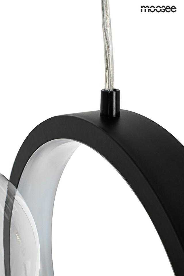 15W LED + 7xG9 pakabinamas šviestuvas ALURE LINE 90, juodas, 3000K, lemputės parduodamos atskirai