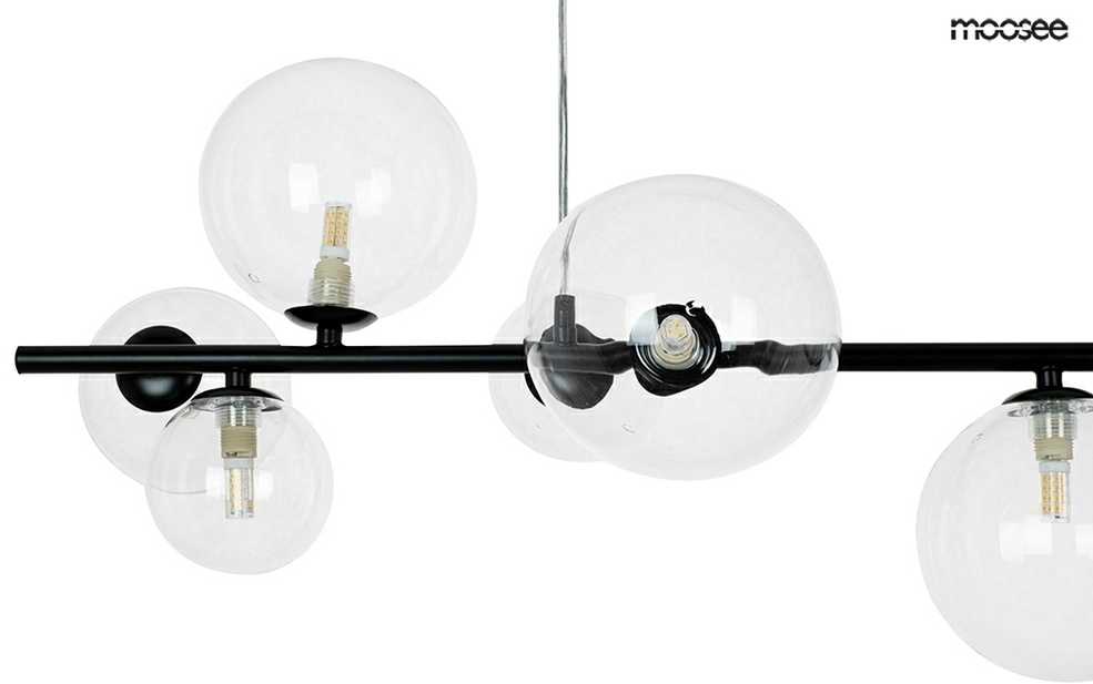 15W LED + 7xG9 pakabinamas šviestuvas ALURE LINE 90, juodas, 3000K, lemputės parduodamos atskirai