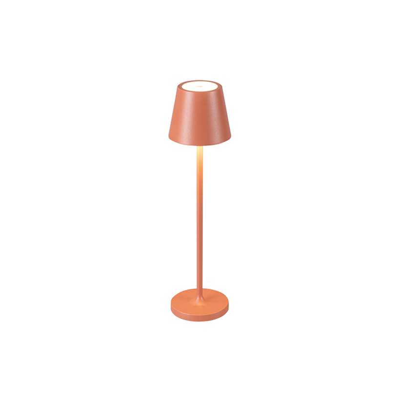 1,5W LED įkraunamas stalo šviestuvas, plytų sp., 3000K, dimeriuojamas, IP54, E370