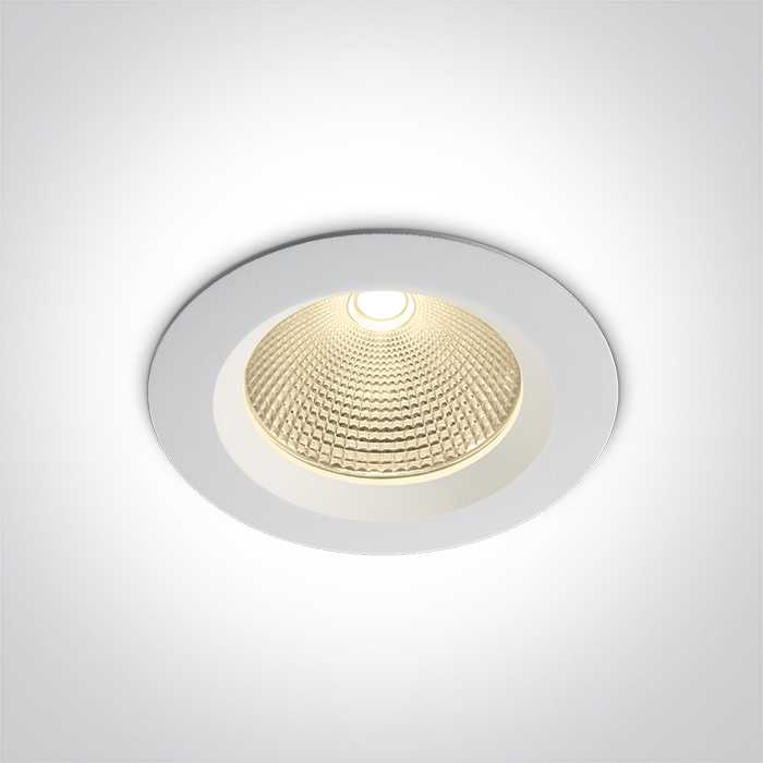 15W LED įleidžiamas šviestuvas, baltas, 3000/4000/5000K, 10115CA/W/V