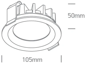 15W LED įleidžiamas vidaus/lauko šviestuvas, juodas, 3000/4000/5000K, IP54, 10115BX/B/V