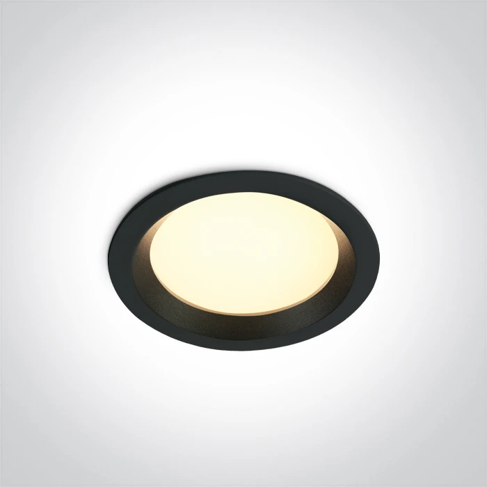 15W LED įleidžiamas vidaus/lauko šviestuvas, juodas, 3000/4000/5000K, IP54, 10115BX/B/V