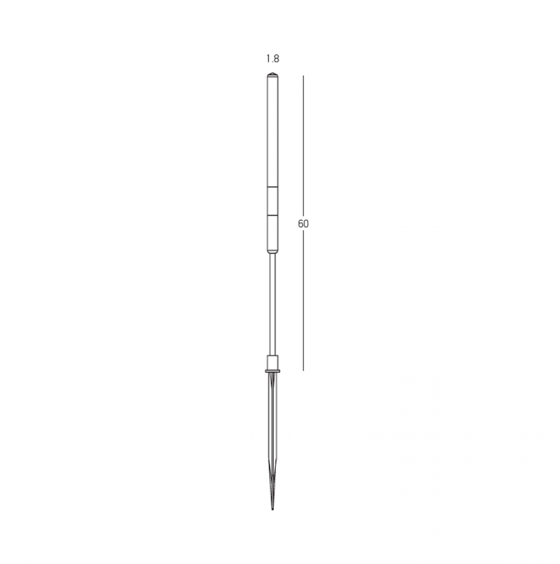1,5W LED įsmeigiamas lauko šviestuvas, rudas, 3000K, IP65, E457