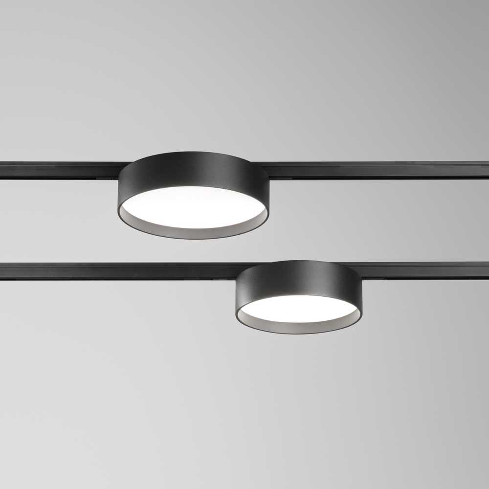 15W LED linijinės sistemos šviestuvas DEVA, juodas, 4000K, 370057