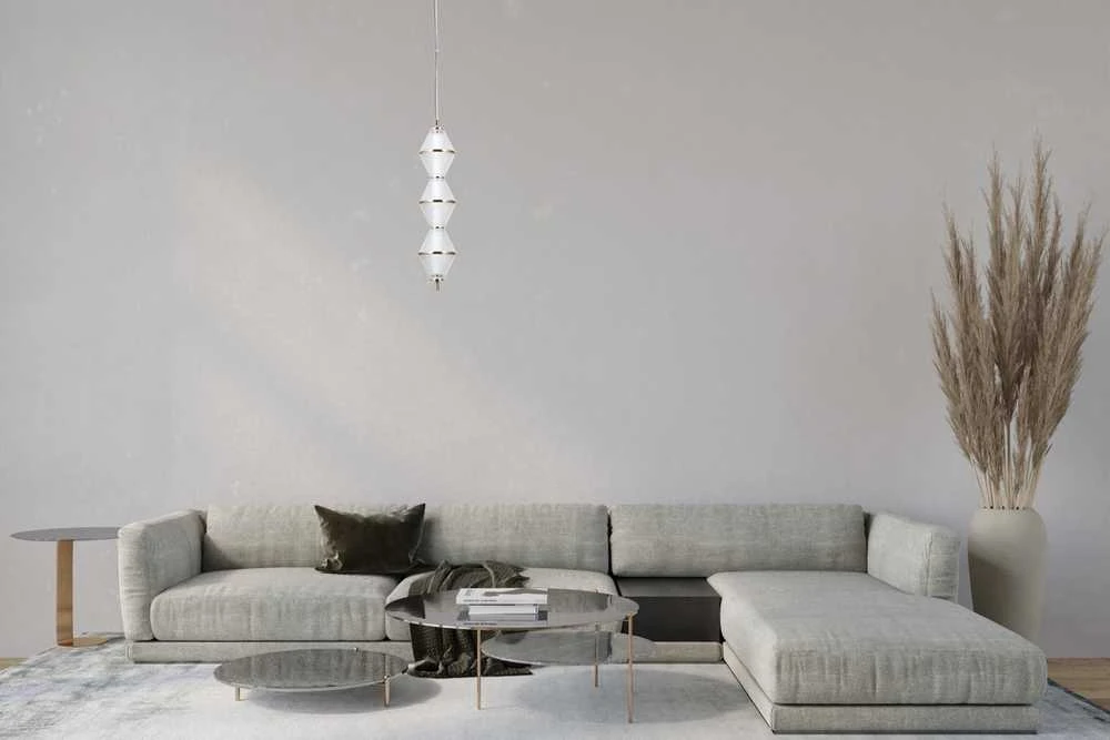 15W LED pakabinamas šviestuvas FUENTE, aukso sp./skaidrus, 3000K