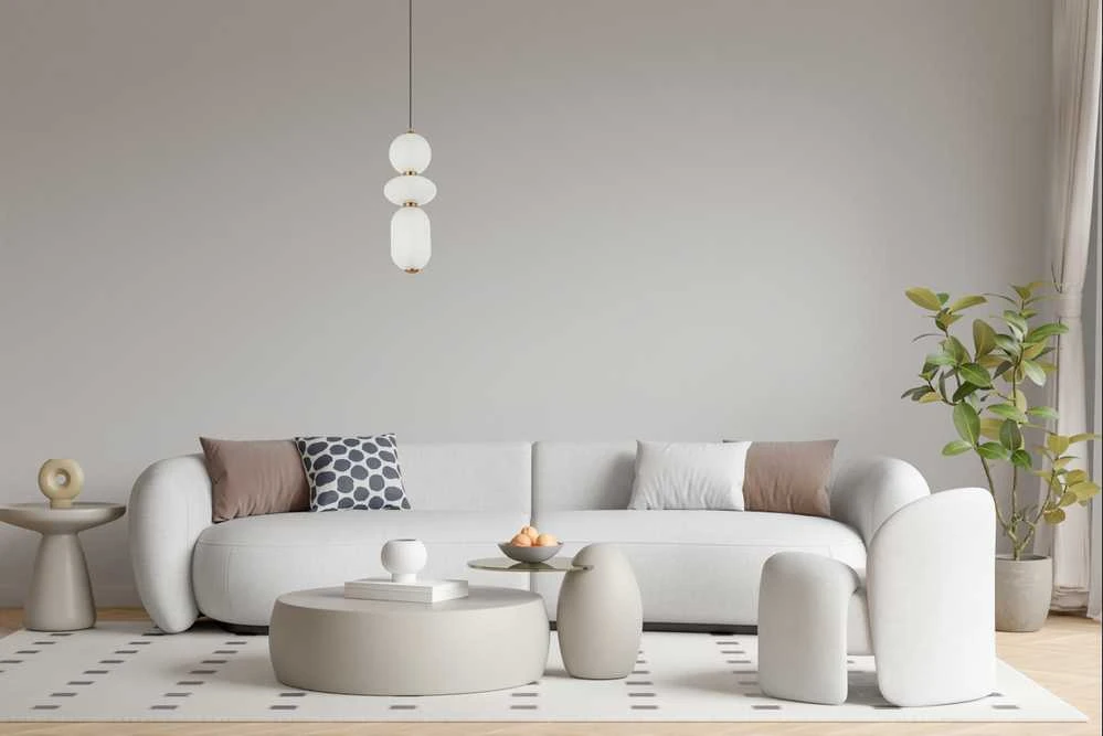 15W LED pakabinamas šviestuvas NICO, žalvario/baltos sp., 3000K