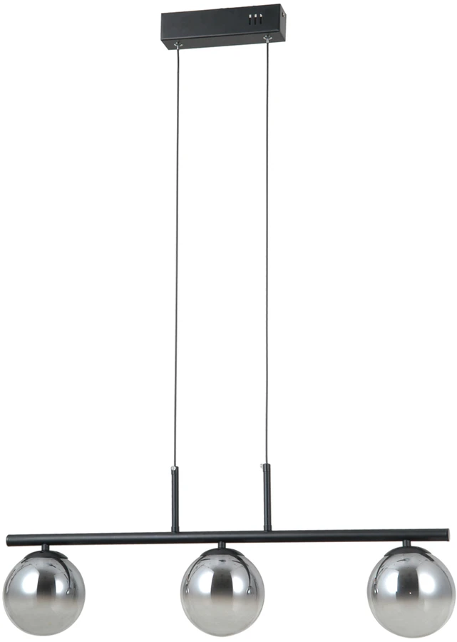 15W LED pakabinamas šviestuvas VELADA, juodos/pilkos sp., 3000K