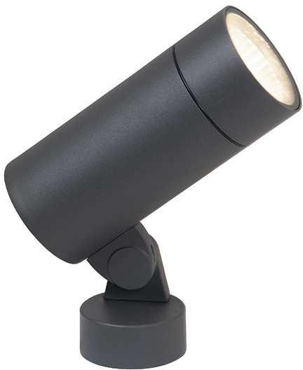 15W LED paviršinis akcentinis lauko šviestuvas, grafito sp., 3000K, E235