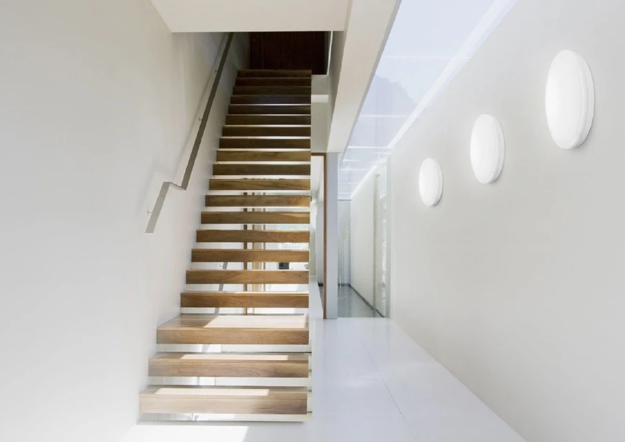 Ledvance 15W LED plafonas SURFACE BULKHEAD 300, baltas, 3000K, su 3h avariniu moduliu