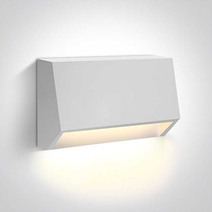 1,5W LED sieninis šviestuvas, baltas, 2700/3300/4000K, IP65, 67386A/W/V