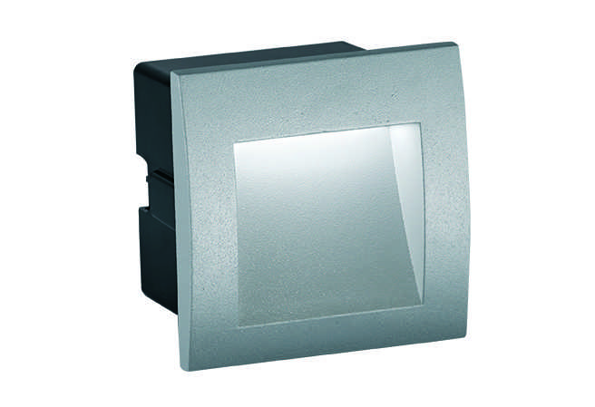 1,5W LED sieninis šviestuvas RIVA, pilkas, 3000K, 4124800