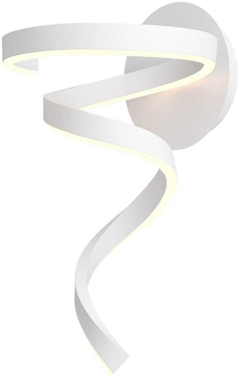 15W LED sieninis šviestuvas SCROLL, baltas, 3000/4000/6000K, dimeriuojamas, 01-4004