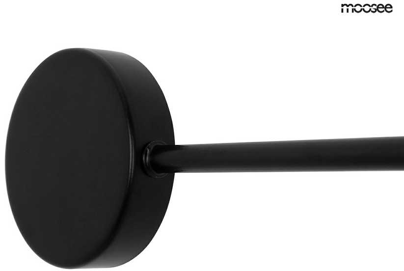 15W LED sieninis šviestuvas SHADOW MULTI, juodas, 3000K