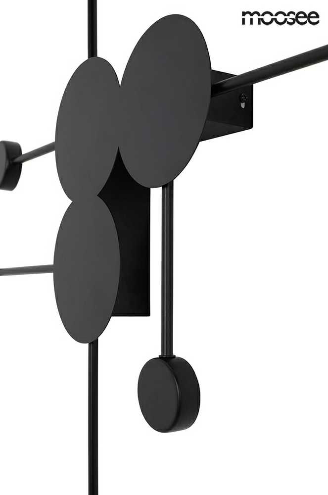 15W LED sieninis šviestuvas SHADOW MULTI, juodas, 3000K