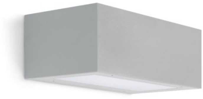 Sieninis šviestuvas 15W LED sieninis fasado šviestuvas TREND U&D 220, pilkas, 3000K