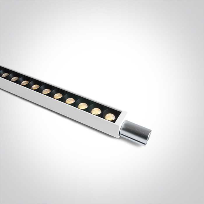 15W LED šviestuvas į magnetines sistemas P&P, baltas, 3000/4000K, 48V, 50°, DALI, 42112PAL/W/V