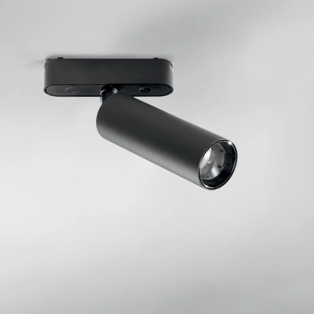 15W LED šviestuvas, montuojamas į BERNINI sistemą, juodas, CCT