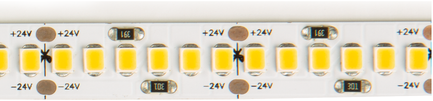 15W/m LED juosta, 240LED/m, CRI90, 3000K, IP65, 24V, 5m ritė, 346496