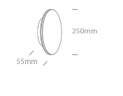 15W paviršinis lauko šviestuvas, juodas, 3000K, IP65, dimeriuojamas, 67532/B/W