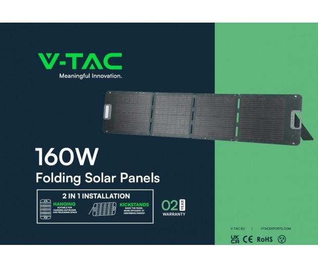 160W sulankstoma saulės panelė