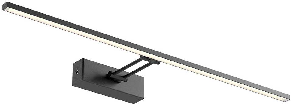 16,4W LED sieninis šviestuvas LINEAR, juodas, 3000K, 01-3463