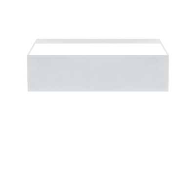 16,5W LED sieninis šviestuvas REC DOUBLE MINI, baltas, 3000K