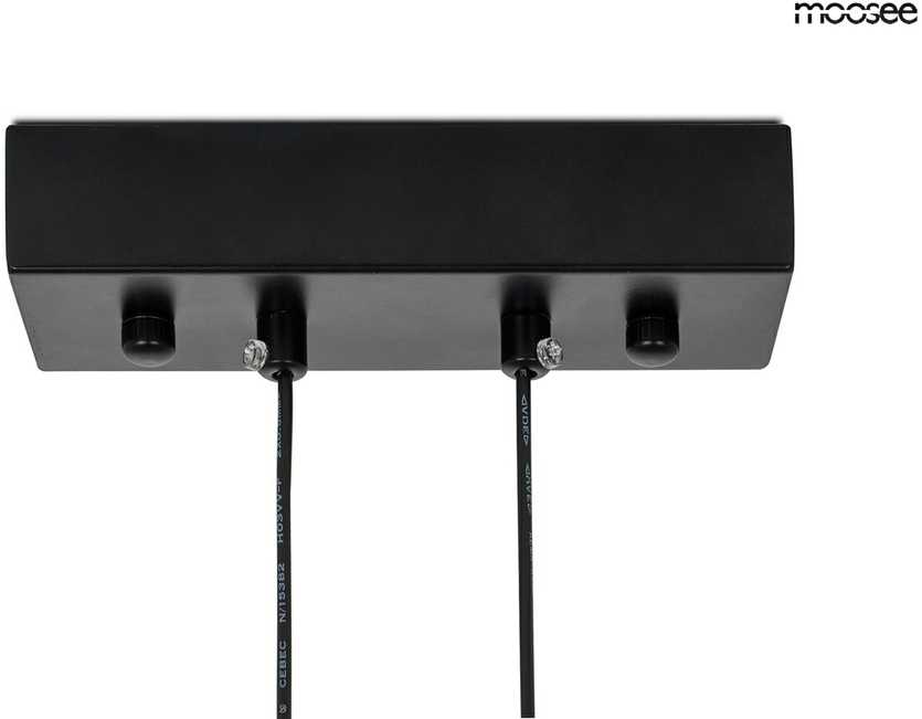 16W LED + 7xG9 pakabinamas šviestuvas ALURE LINE TWIN 90, juodas, 3000K, lemputės parduodamos atskirai