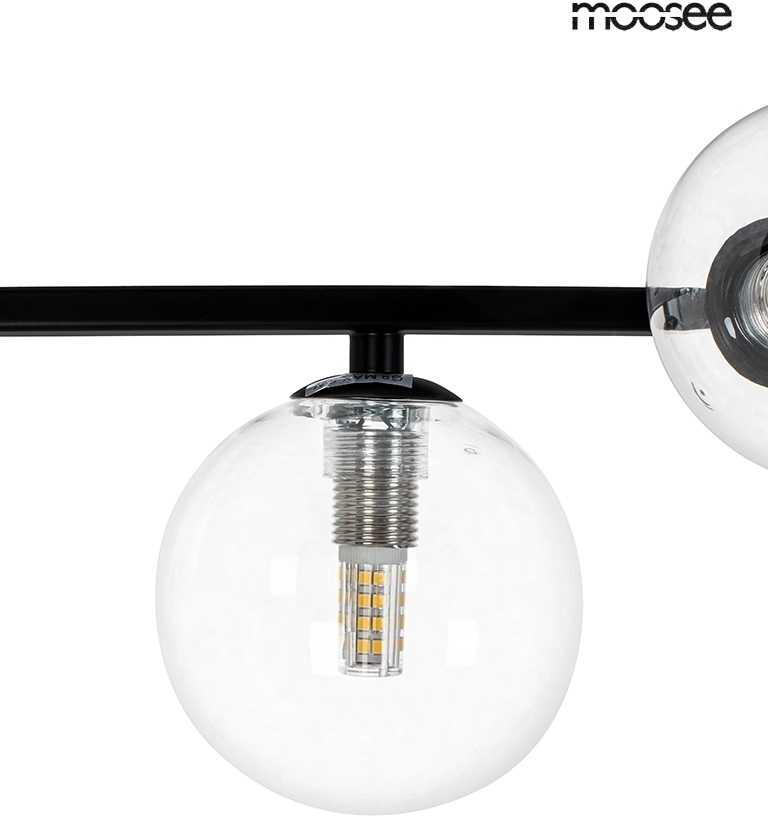 16W LED + 7xG9 pakabinamas šviestuvas ALURE LINE TWIN 90, juodas, 3000K, lemputės parduodamos atskirai
