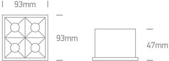 16W LED įleidžiamas šviestuvas, baltas, 3000K, 50406B/W/W