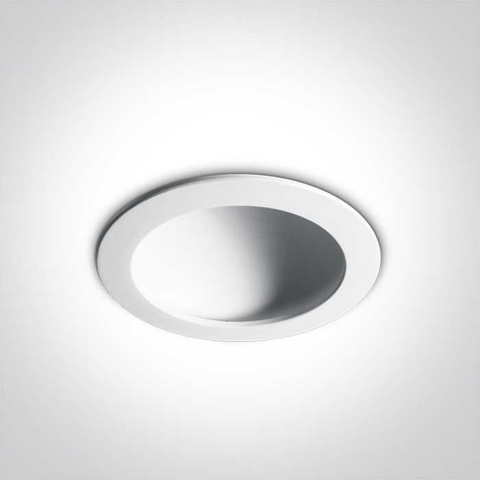 16W LED įleidžiamas šviestuvas, baltas, 3000K, 10116FD/W/W
